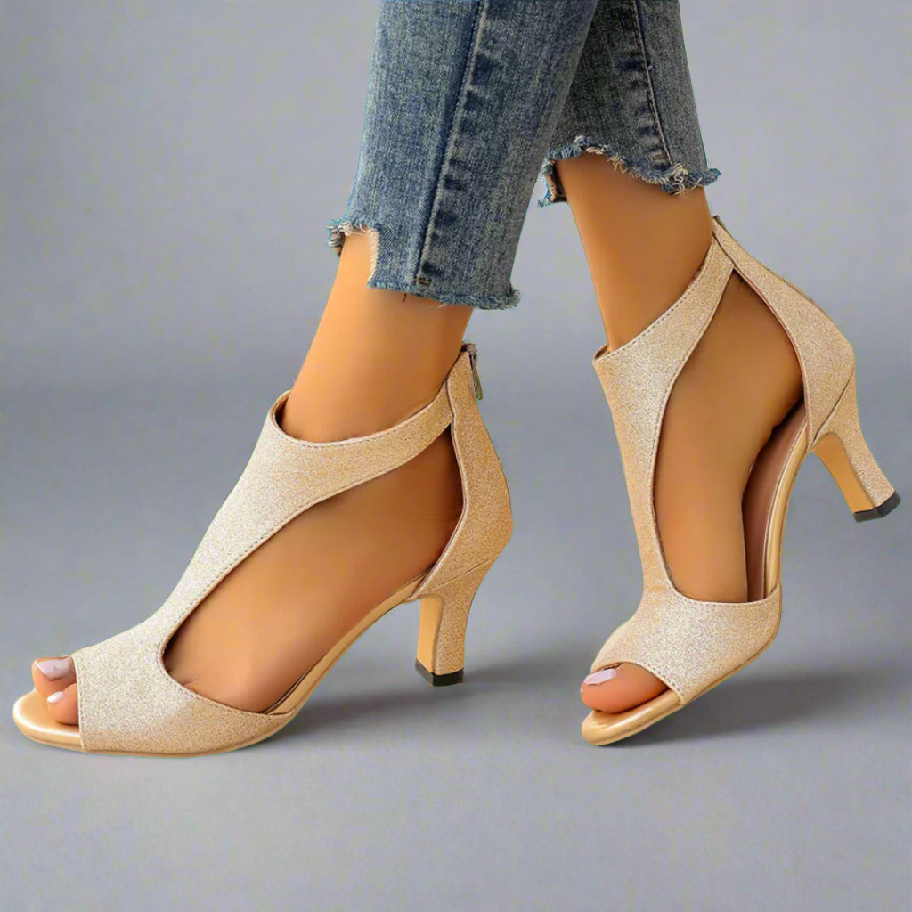 Zariah™ | Elegant & Comfortable Heeled Sandals