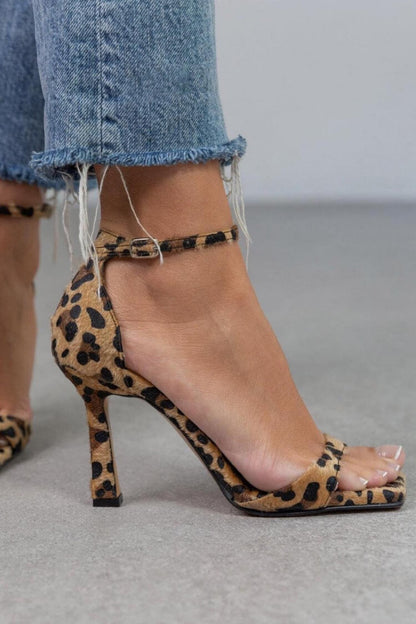 Elodie™ | High-Heeled Sandals with Animal Print