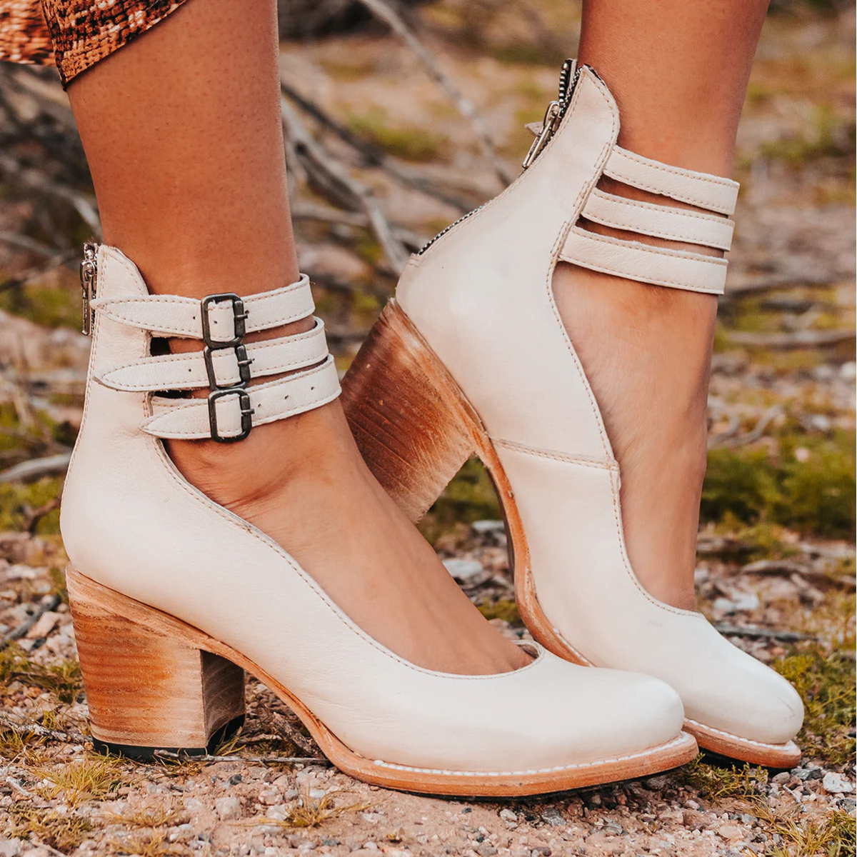 Opal™ | Strappy Block Heel Pumps