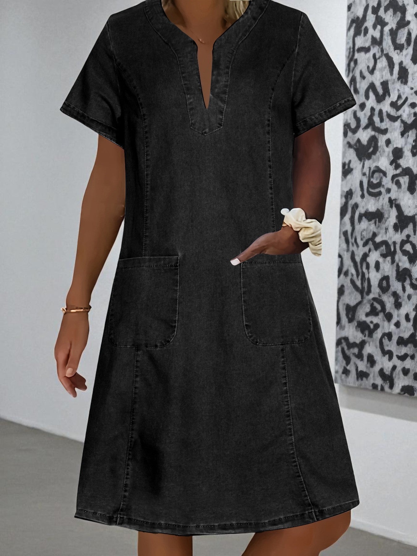 Chloë | Soft denim dress with casual charm