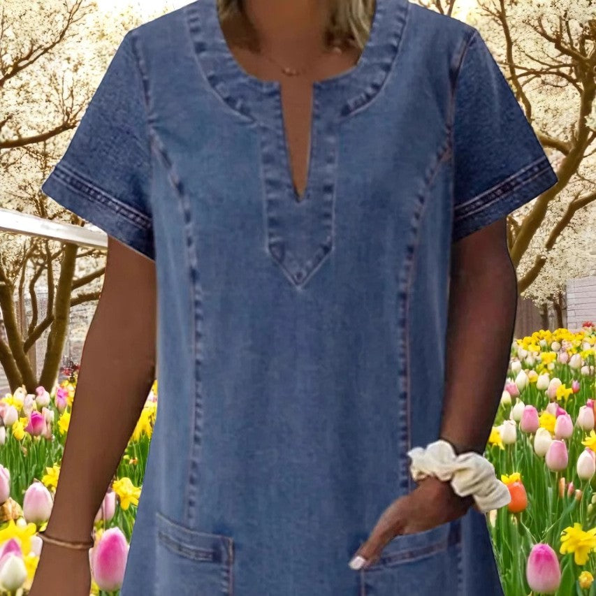 Chloë | Soft denim dress with casual charm