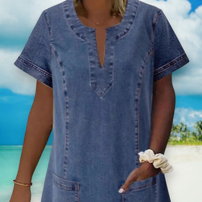 Chloë | Soft denim dress with casual charm