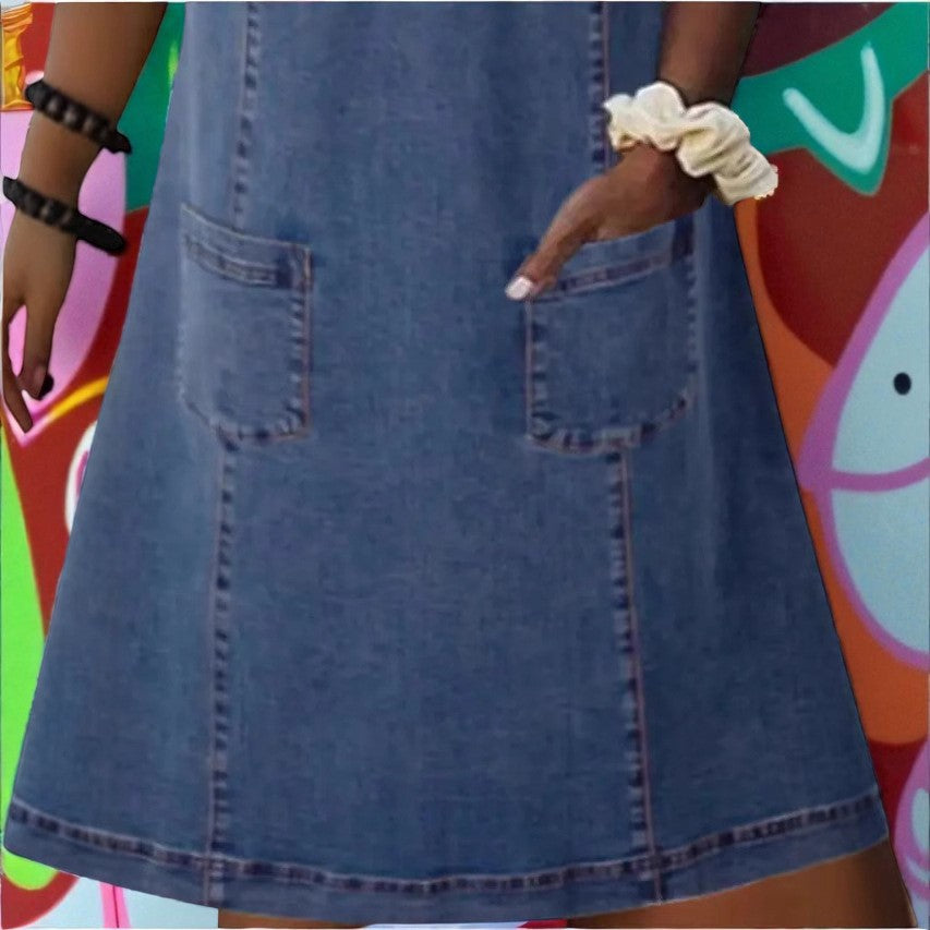 Chloë | Soft denim dress with casual charm