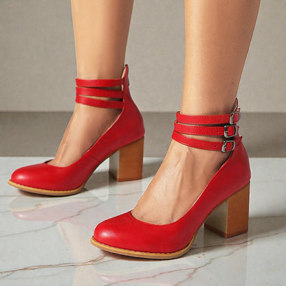 Kaia™ | Minimalist Sandals with a Stable Heel