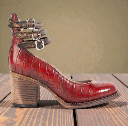 Opal™ | Strappy Block Heel Pumps