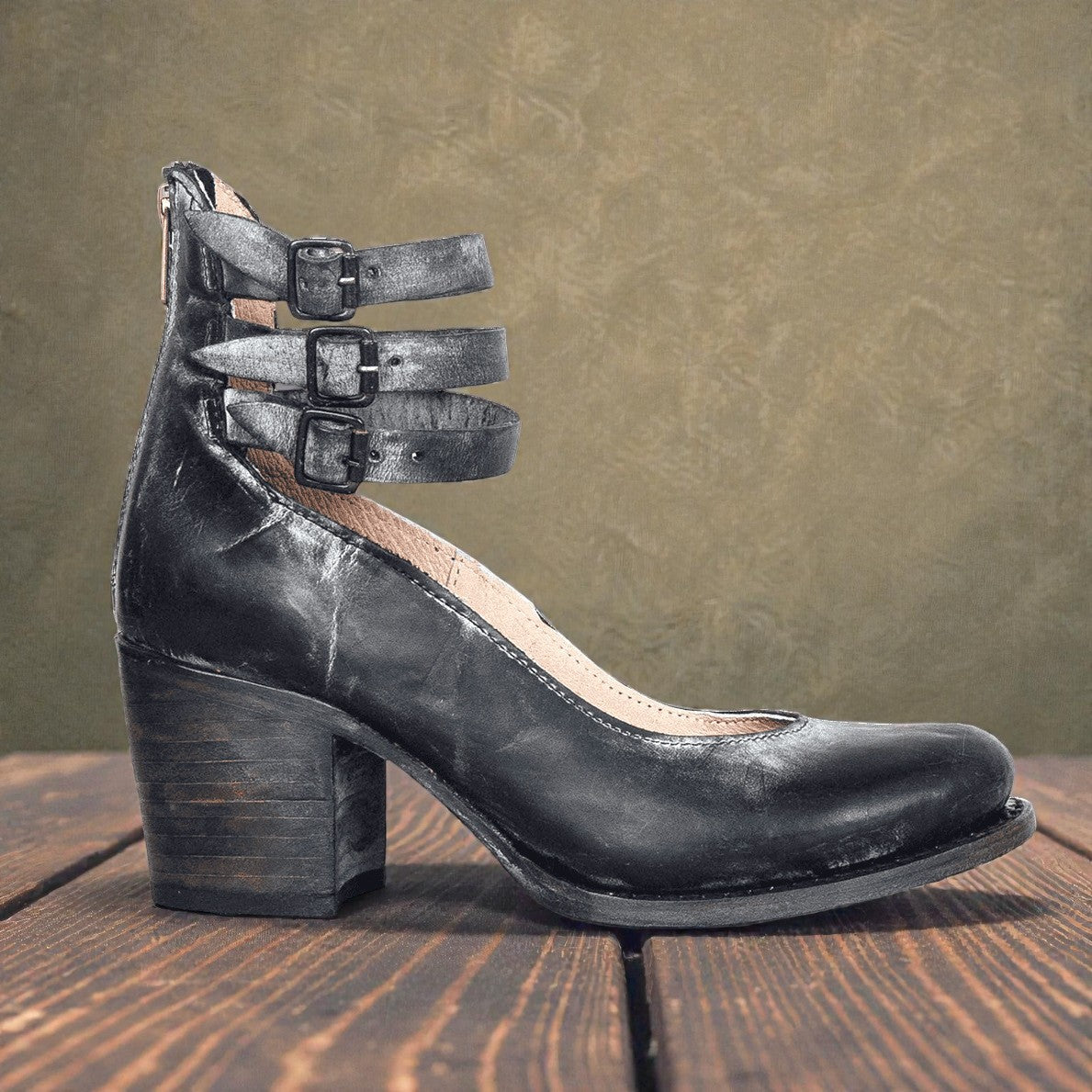 Opal™ | Strappy Block Heel Pumps