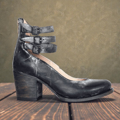 Opal™ | Strappy Block Heel Pumps