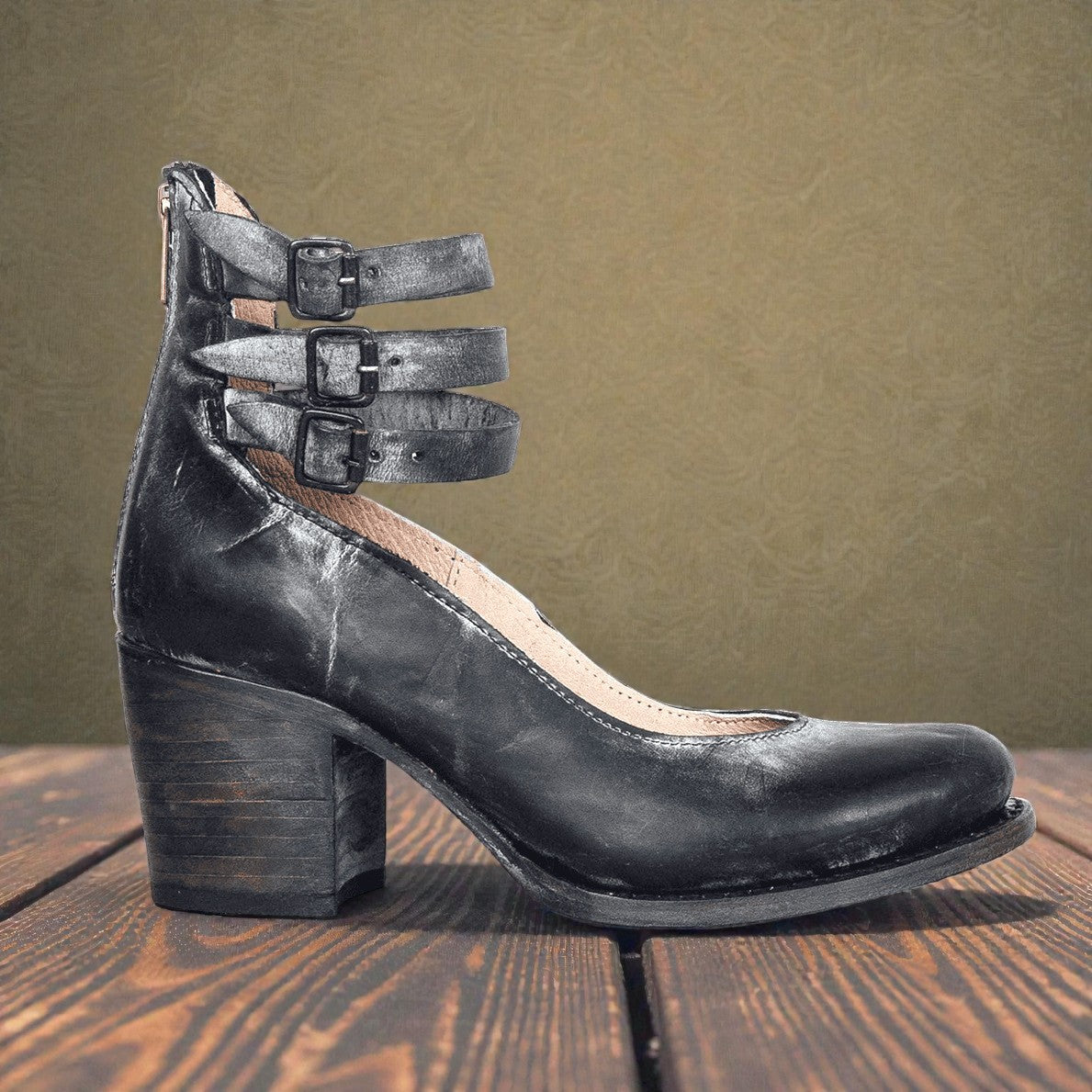 Opal™ | Strappy Block Heel Pumps