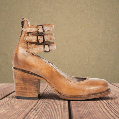 Opal™ | Strappy Block Heel Pumps