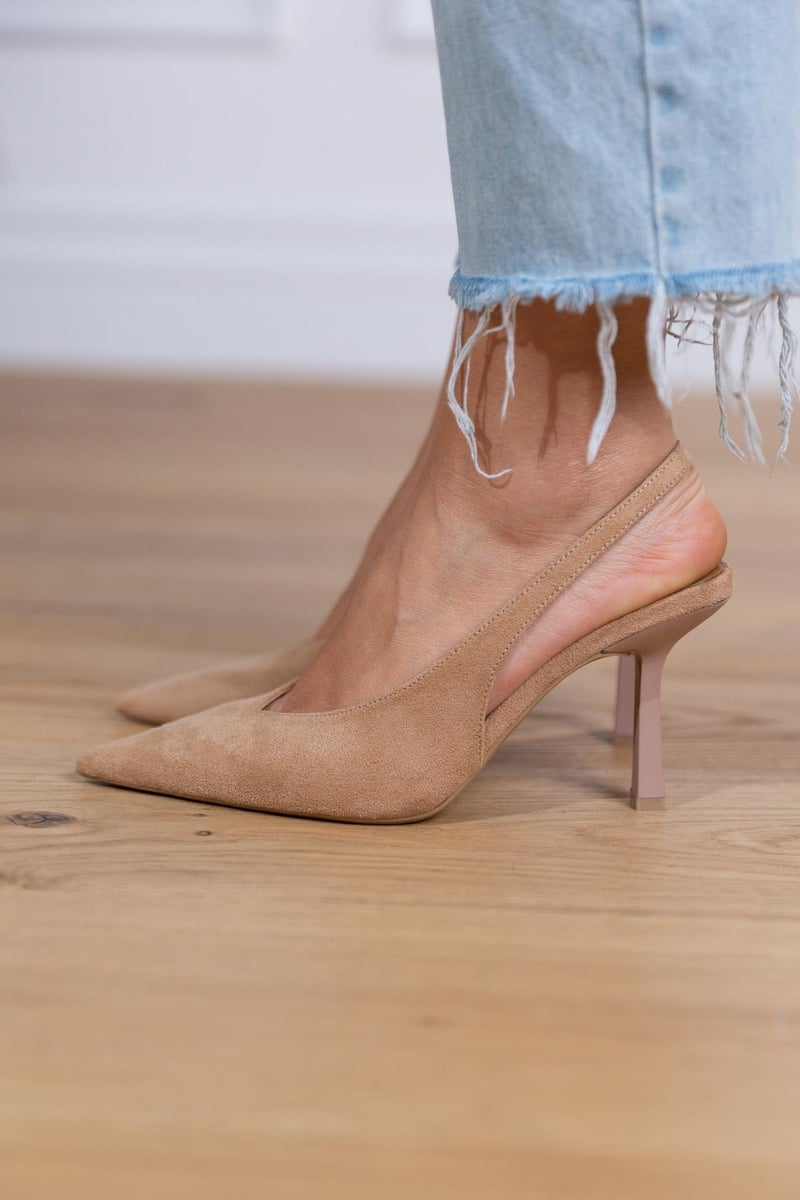 Skye™ | Nude Slingback Heels